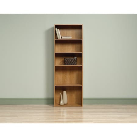 Sauder Beginnings Beginnings 5-Shelf Bookcase Ho , Three adjustable shelves 413324